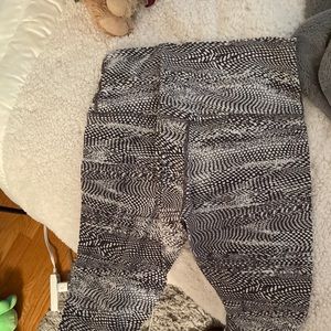 Lululemon leggings printed. Worn only a few times!